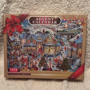Advent Calendar Jigsaw Puzzle - Festive Multi-Color 1008 piece